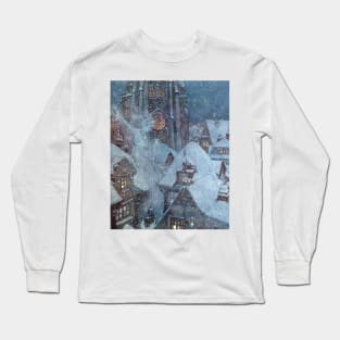 The Snow Queen by Edmund Dulac Long Sleeve T-Shirt